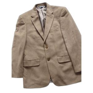 Joseph & Feiss 100% Camel Hair Blazer Sport Coat Jacket Soft Size 39R Career